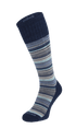 Sunset Stripe Men Moderate Compression Socks Navy
