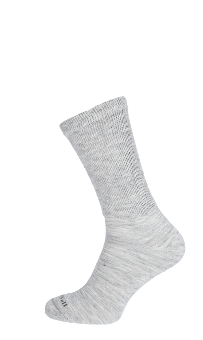 Extra Easy Men Diabetic Socks Light Grey