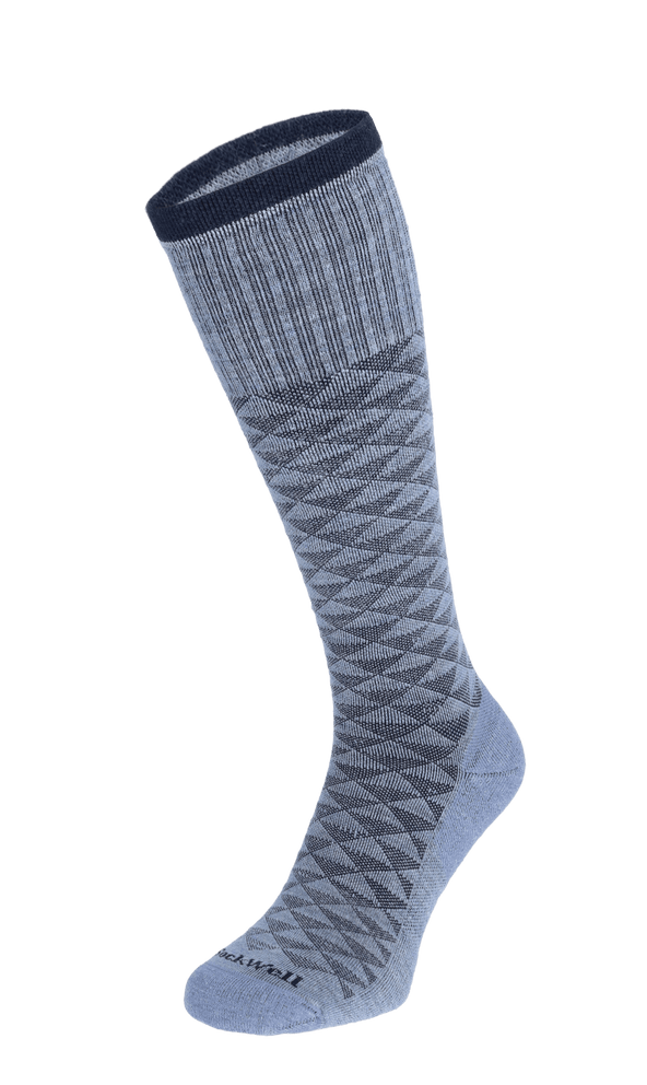 Dapper Men Moderate Compression Socks Bluestone