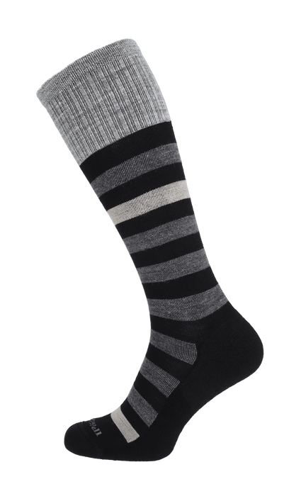 Rugby Men Moderate Compression Socks Black