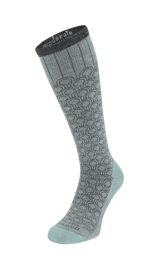 Deco Dot Women Moderate Compression Socks Celadon