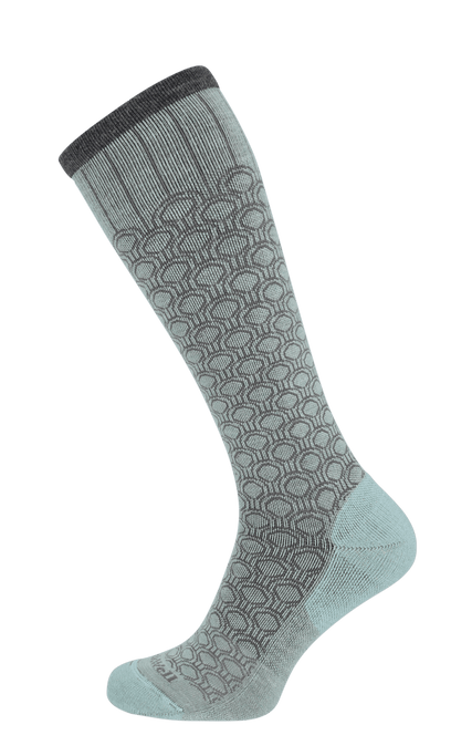 Deco Dot Women Moderate Compression Socks Celadon