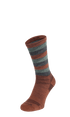 Peaks Men Compression Hiking Socks Terracotta