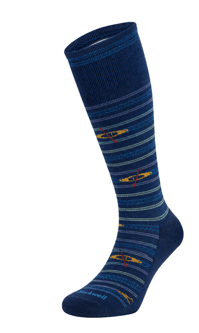 Float Men Moderate Compression Socks Navy