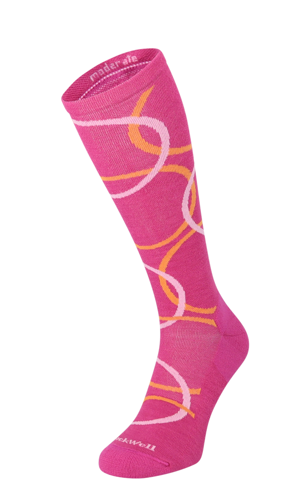 In The Loop Women's Moderate Compression Socks Raspberry