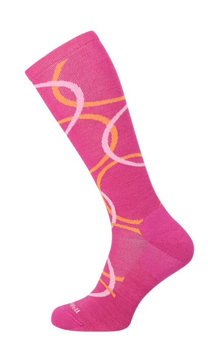 In The Loop Women's Moderate Compression Socks Raspberry