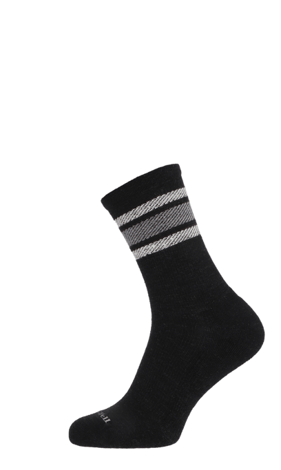 Plantar Ease Retro Men Heel Spur Socks Black