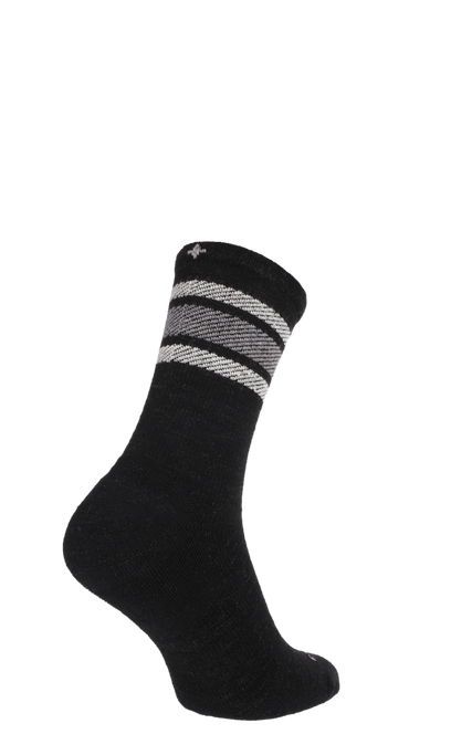Plantar Ease Retro Men Heel Spur Socks Black