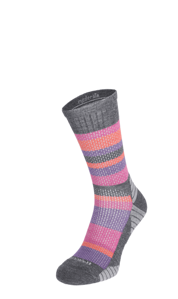 Journey Crew Women Compression Hiking Socks Charcoal