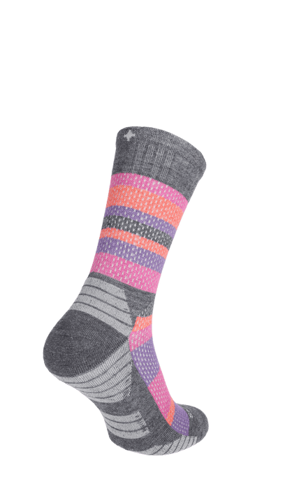 Journey Crew Women Compression Hiking Socks Charcoal