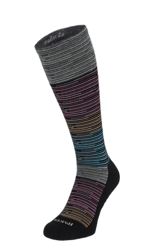 Good Vibes Women Moderate Compression Socks Black