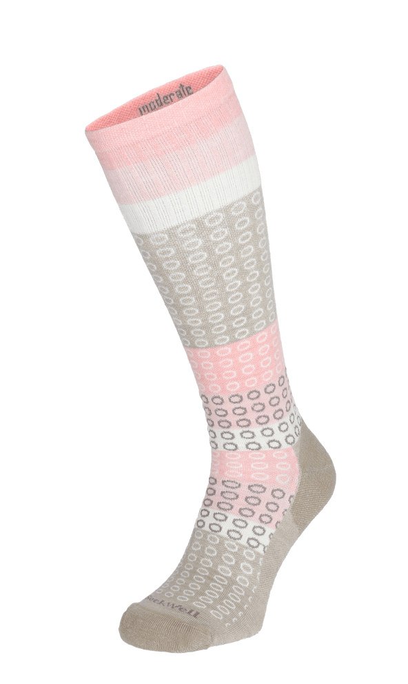 Full Circle Women Moderate Compression Socks Putty