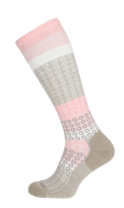 Full Circle Women Moderate Compression Socks Putty