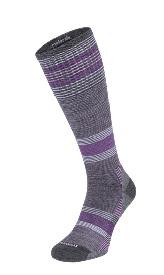 Cedence Women Compression Sports Socks Charcoal