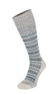 Mini Fairisle Women Moderate Compression Socks Barley