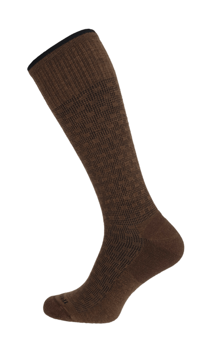 Shadow Box Men Moderate Compression Socks Bark