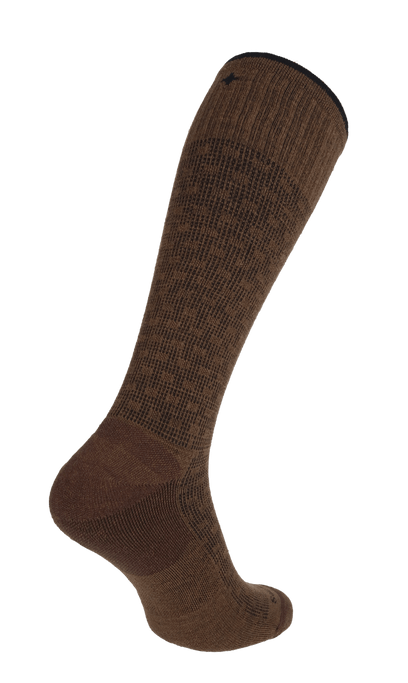 Shadow Box Men Moderate Compression Socks Bark
