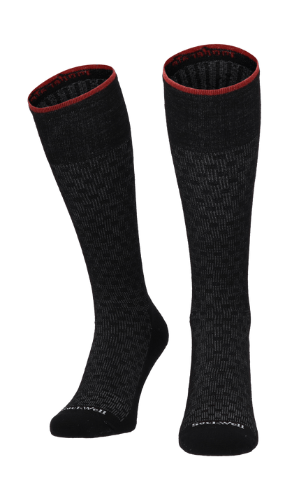 Shadow Box Men Moderate Compression Socks Black