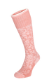 Damask Women Moderate Compression Socks Pink Clay
