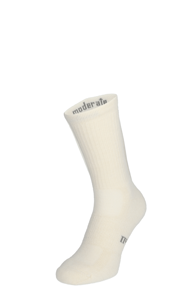 Walk About Crew Women Compression Hiking Socks Natural