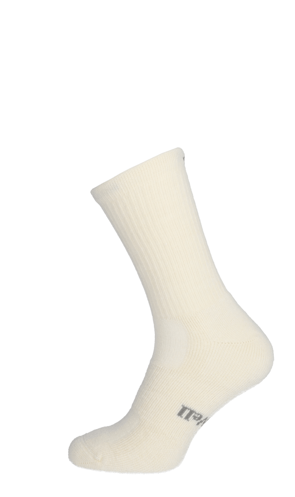 Walk About Crew Women Compression Hiking Socks Natural