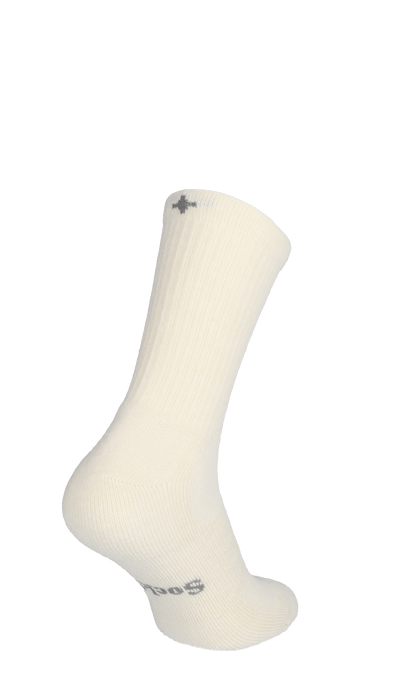 Walk About Crew Women Compression Hiking Socks Natural