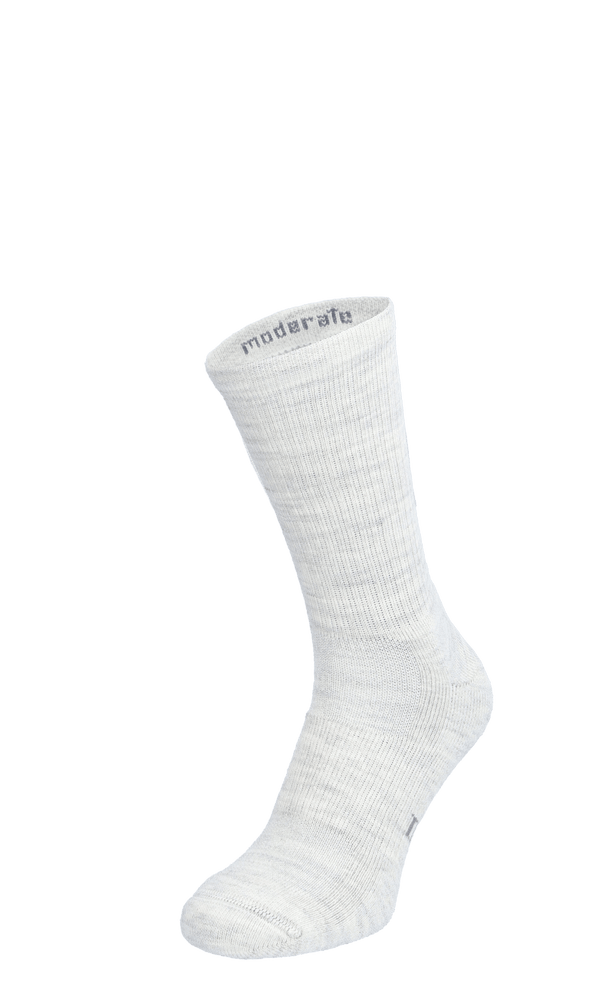 Walk About Crew Women Compression Hiking Socks Ash