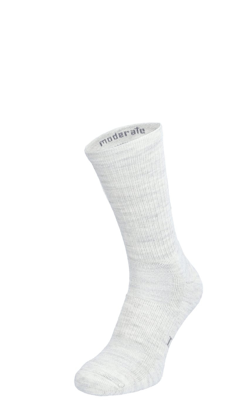 Walk About Crew Women Compression Hiking Socks Ash