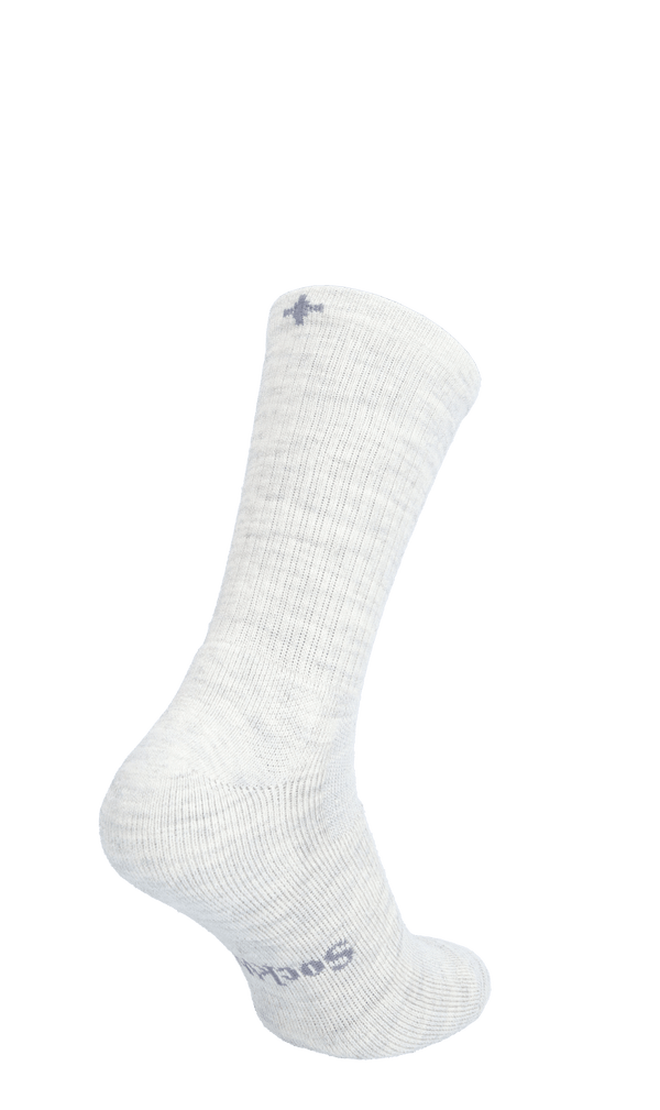 Walk About Crew Women Compression Hiking Socks Ash