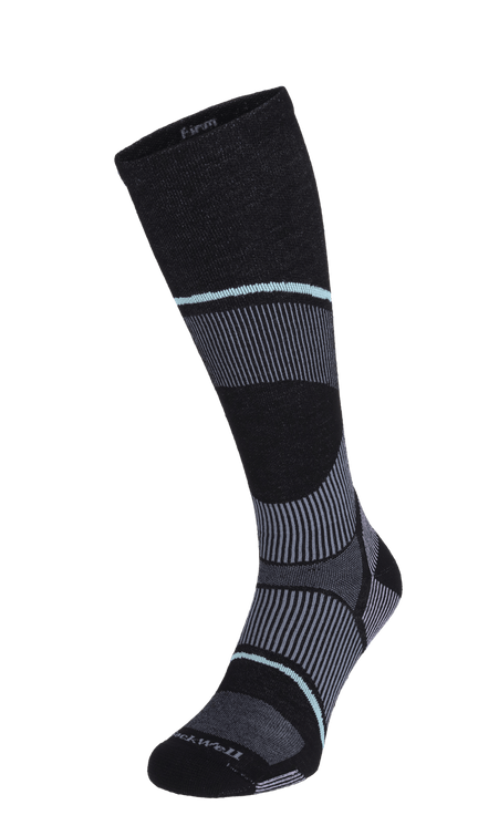 Stabilizer Knee High Women Compression Sports Socks Black