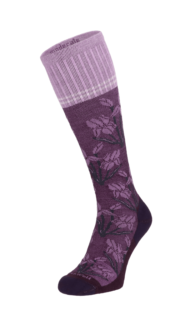 Iris Women's Moderate Compression Socks Blackberry