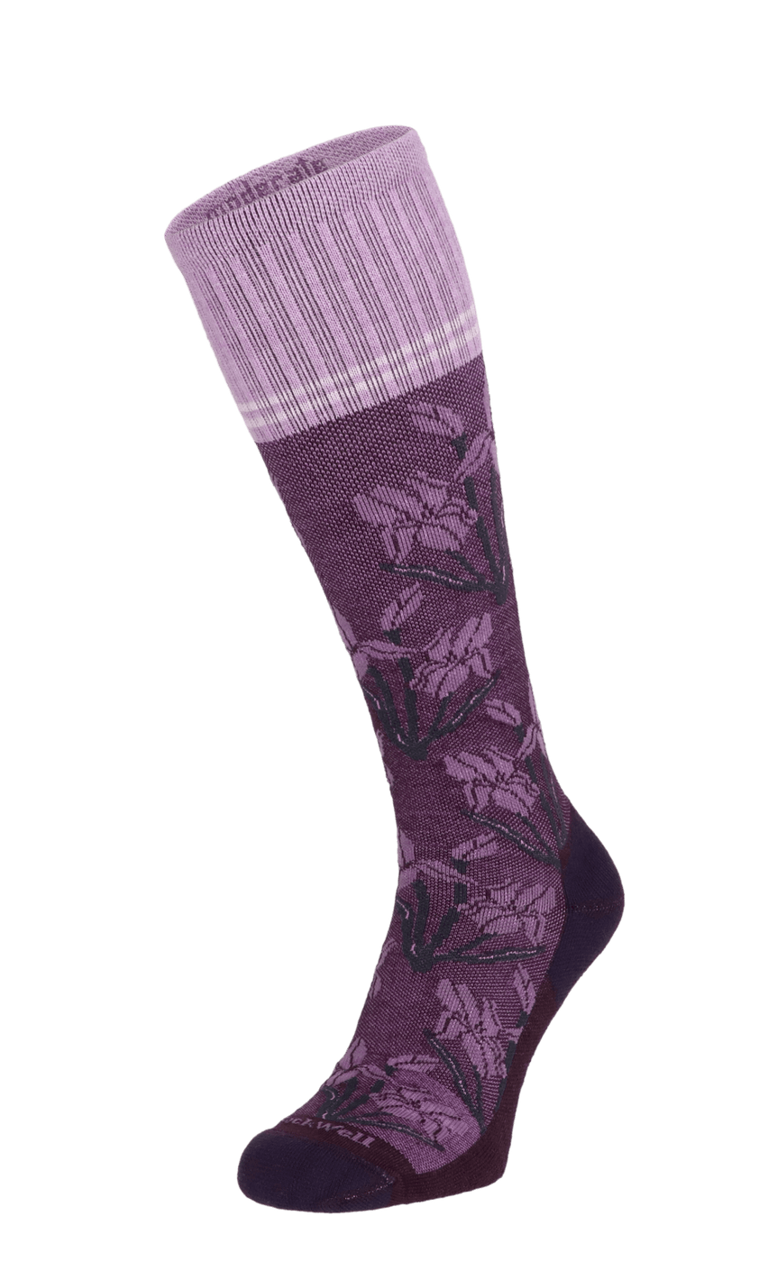 Iris Women's Moderate Compression Socks Blackberry
