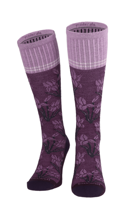 Iris Women's Moderate Compression Socks Blackberry