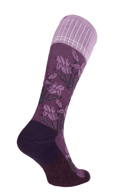 Iris Women's Moderate Compression Socks Blackberry