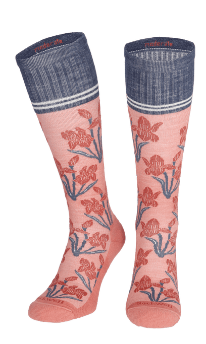 Iris Women's Moderate Compression Socks Pink Clay