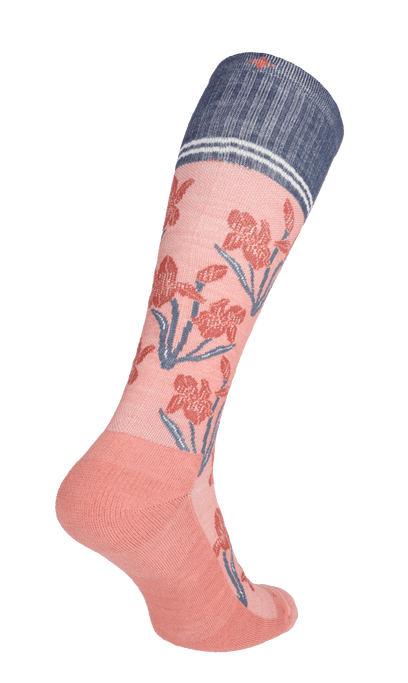 Iris Women's Moderate Compression Socks Pink Clay