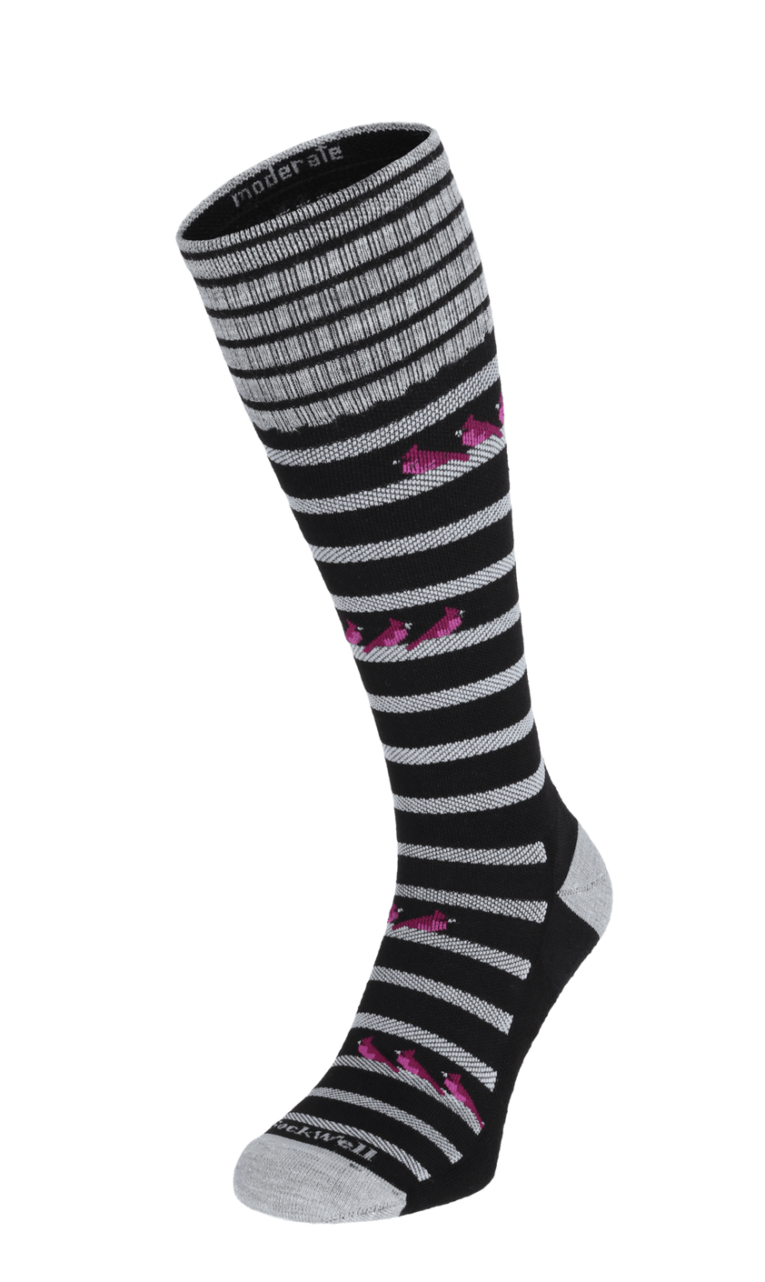 Cardinals Women Moderate Compression Socks Black