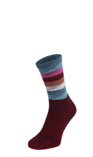 Peaks Women Compression Hiking Socks Cranberry