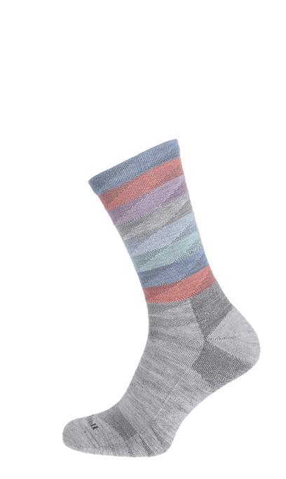 Peaks Women Compression Hiking Socks Light Grey