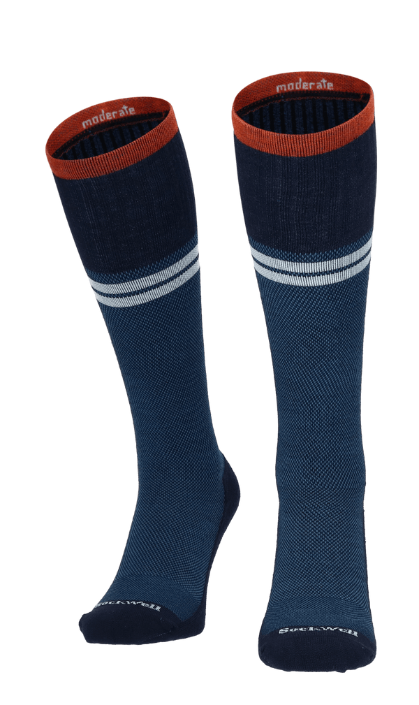 Sportster Men Moderate Compression Socks Navy