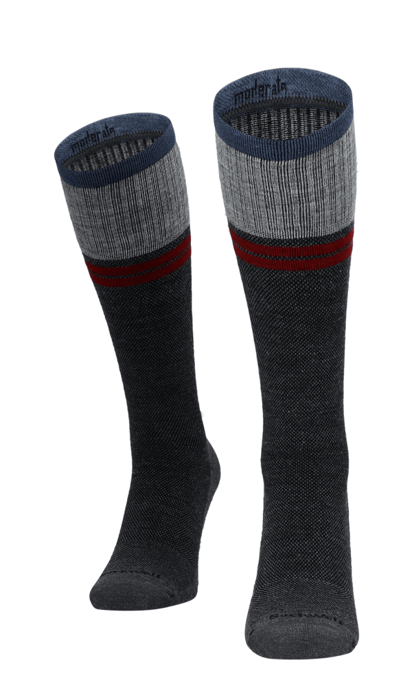 Sportster Men Moderate Compression Socks Charcoal