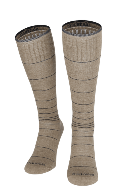 Circulator Men Moderate Compression Socks Khaki