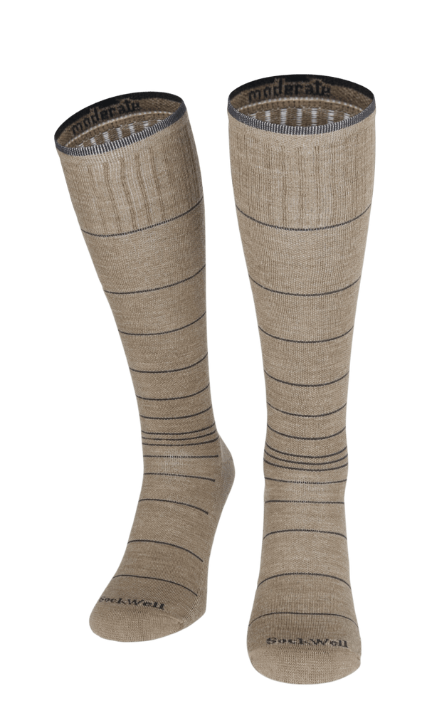 Circulator Men Moderate Compression Socks Khaki