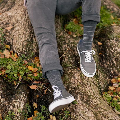 Circulator Men Moderate Compression Socks Charcoal