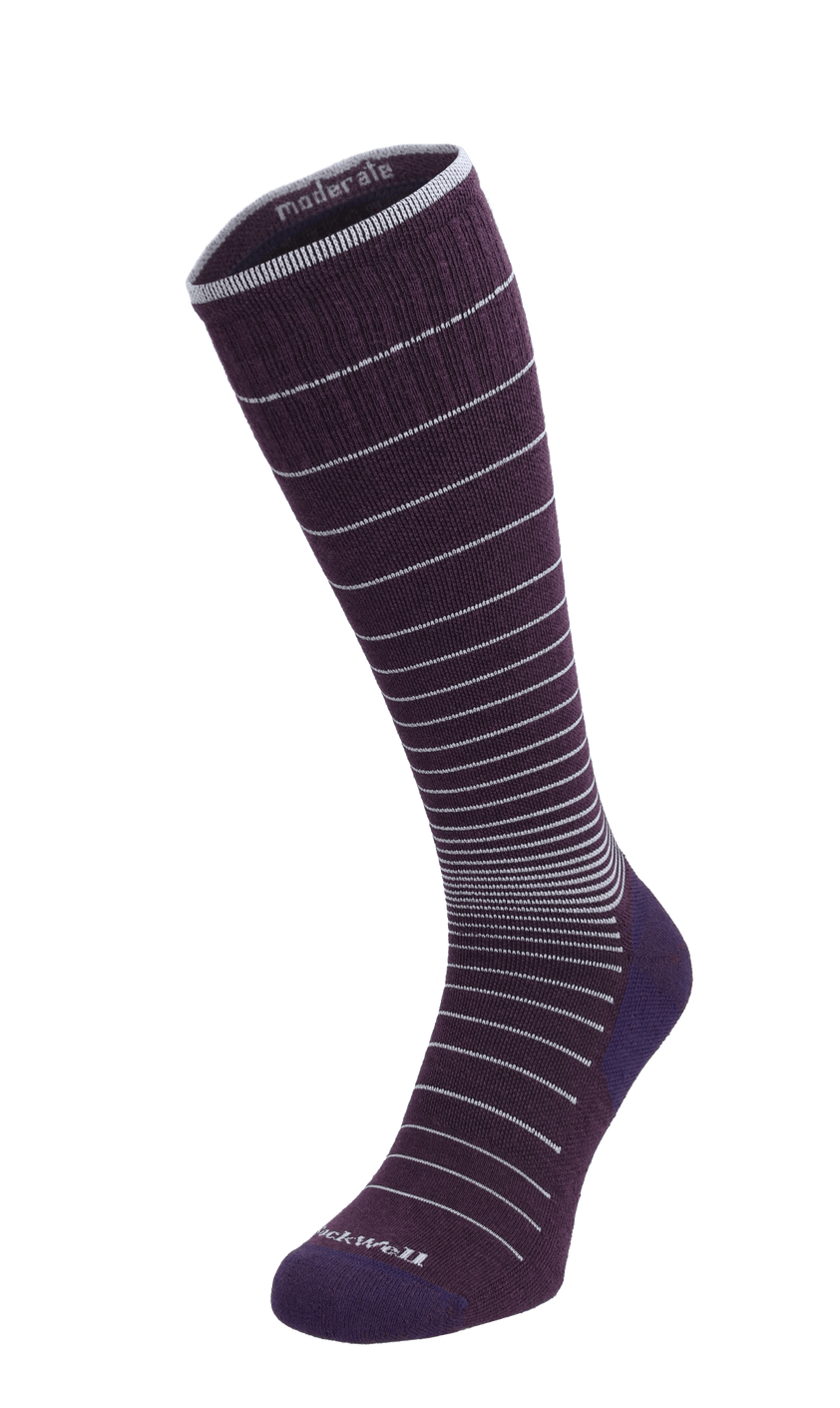 Circulator Women Moderate Compression Socks Blackberry