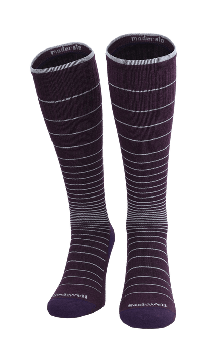 Circulator Women Moderate Compression Socks Blackberry