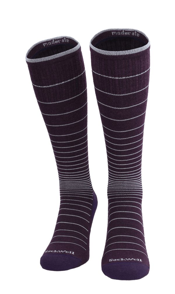 Circulator Women Moderate Compression Socks Blackberry