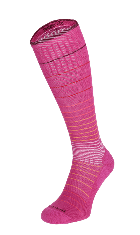 Circulator Women Moderate Compression Socks Raspberry