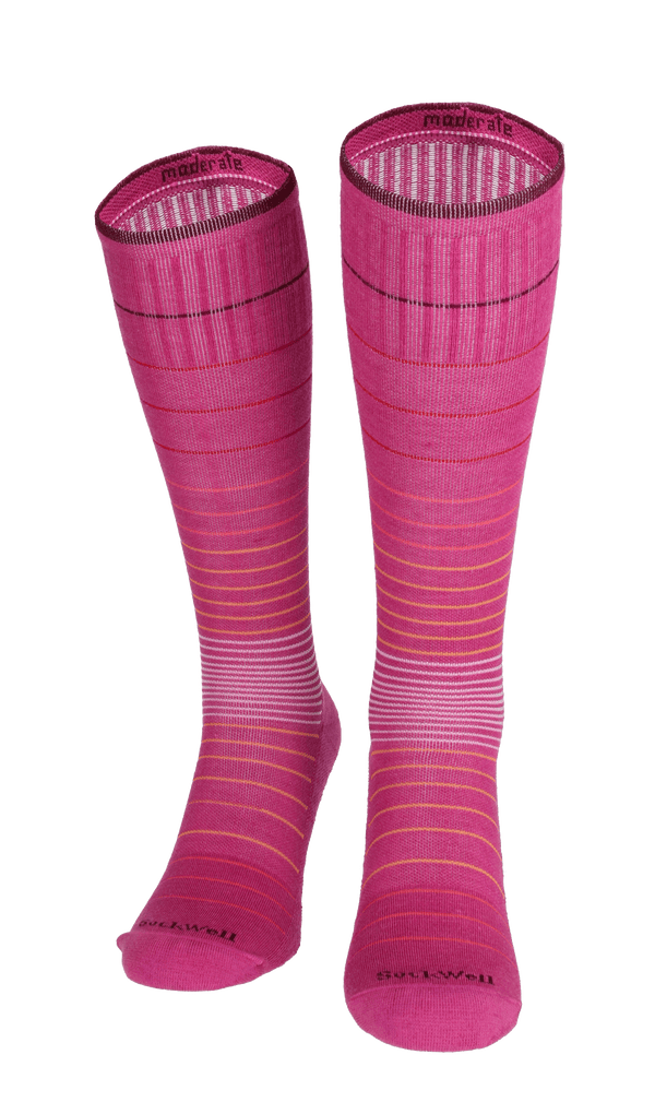 Circulator Women Moderate Compression Socks Raspberry