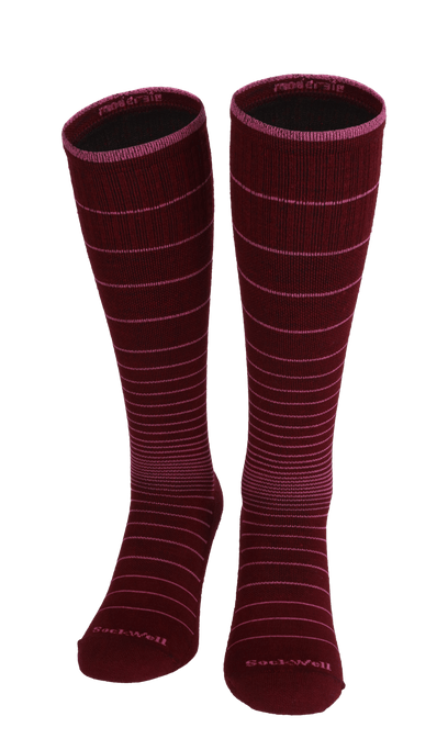 Circulator Women Moderate Compression Socks Cranberry